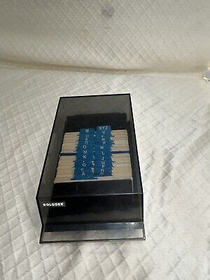 Rolodex Model VIP 24C Address File Card Case A Z Index Tabs Vintage EBay