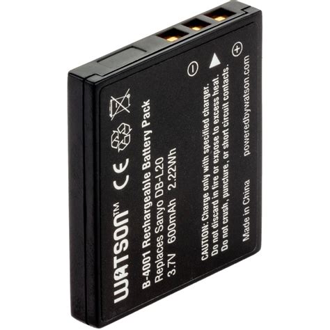 Watson Db L Lithium Ion Battery Pack V Mah B B H