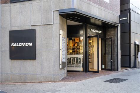 salomon brand store  tokyo japan editorial photography image