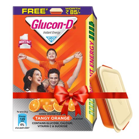 Buy Glucon D Instant Energy Health Drink Tangy Orange Refill Pack