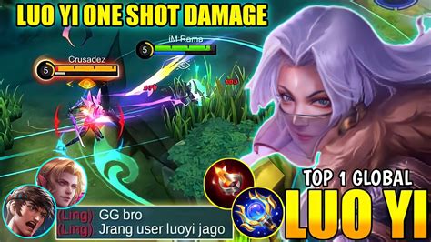 Luo Yi One Shot Damage Build Brutal Damage Glowing Wand Genius Wand