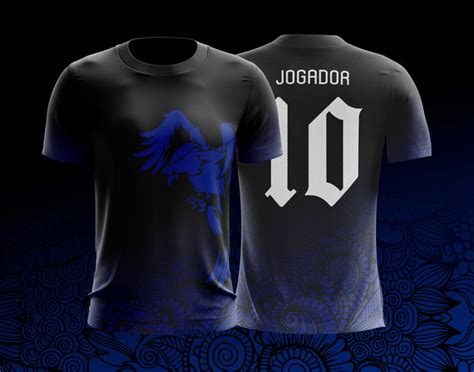 Arte Vetor Camisa Interclasse Terceirão Fênix Azul Elo7