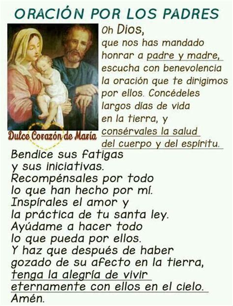 Arriba 62 imagen oración para un padre Abzlocal mx