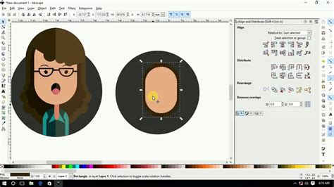 How To Design Flat Avatar 4 Tutorial Inkscape [ Bahasa Indonesia