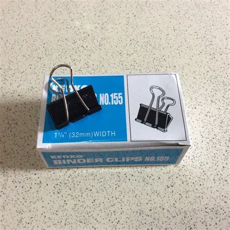 Jual Binder Clip Kenko No Penjepit Klip Kertas Hitam Isi Pc