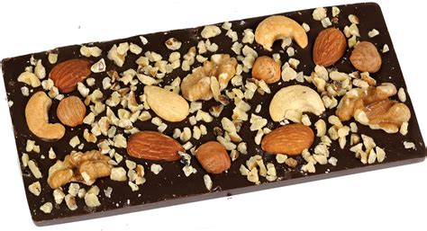 Handmade Dark Belgian Chocolate Bar - Nuts • Dark & Milk Chocolate Bars • Bulk Chocolate • Oh! Nuts®