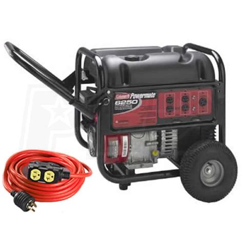 Coleman Powermate 5000 Watt Portable Generator W Cord Coleman