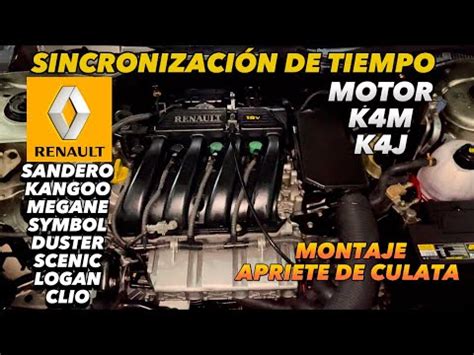 TIEMPO Y TORQUE DE CULATA DEL MOTOR K4M RENAULT MEGANE CLIO DUSTER