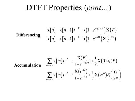 PPT The Discrete Time Fourier Transform PowerPoint Presentation Free