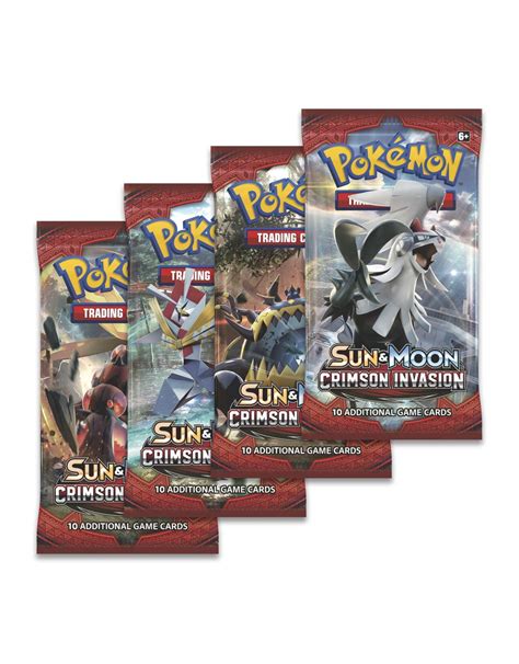 Sun Moon Crimson Invasion Booster Pack Legendarycards Eu