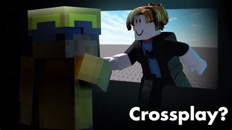 Roblox And Minecraft Crossplay Youtube