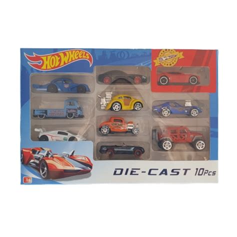 Set Masinute Tip Hot Wheels 10 Buc Multicolore EMAG Ro