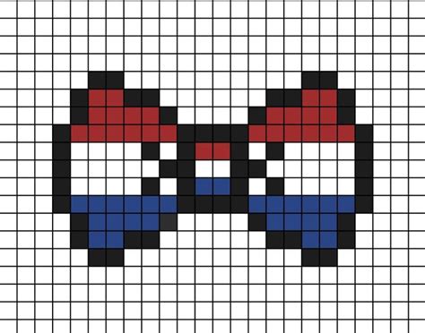 Netherlands Bow Tie Pixel Art In 2024 Pixel Art Pixel Drawing Art Themes