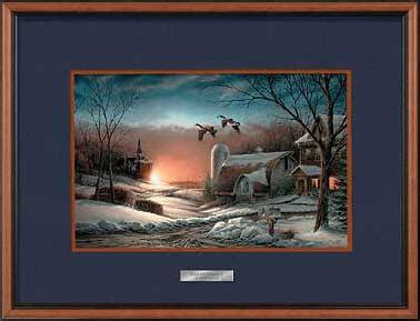 Terry Redlin Unsigned Open Edition Paper Lithograph Sharing Season Ii