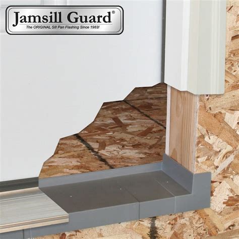 Jamsill Guard Sill pan flashing 6.5625-in x 78-in Gray Plastic Step Flashing in the Step ...