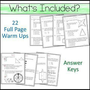 7th Grade Math Warm Ups STAAR Review Prep By Amazing Mathematics