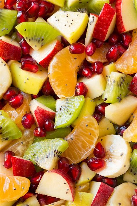 Winter Fruit Salad With Lemon Poppy Seed Dressing Cooking Classy