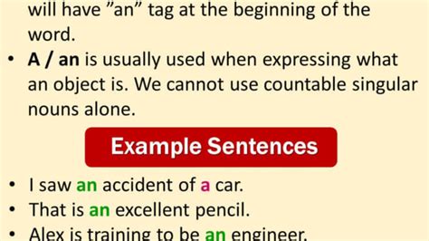 When To Use A Or An In A Sentence When To Use A Or An In A Sentence