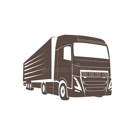 Truck logo vector design. stock vector. Illustration of motion - 258275165