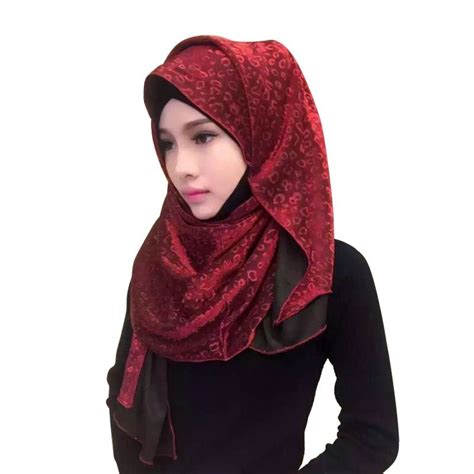 Elegant Womens Muslim Islamic Hijab Maxi Scarf Print Long Chiffon Shawl