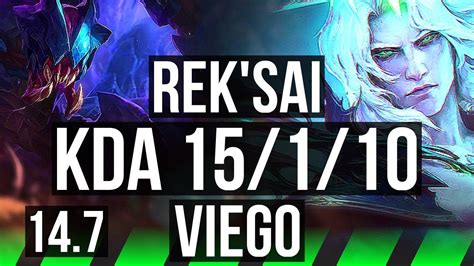 Rek Sai Vs Viego Jgl Winrate Legendary Kr Master