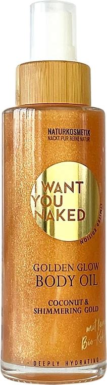 I Want You Naked Golden Glow Body Oil