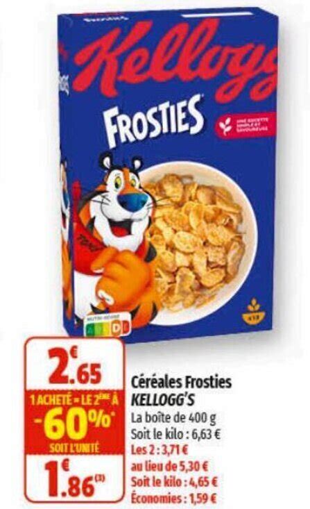 Promo C R Ales Frosties Achet Le A Kellogg S Chez Coccinelle Supermarch