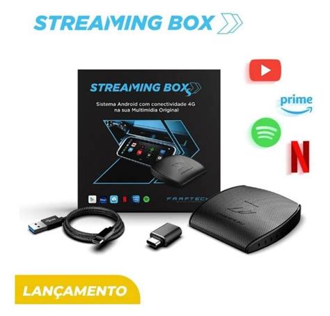 Streaming Box S Onix Spin Tracker Wifi Sistema Carplay Faaftech Gb