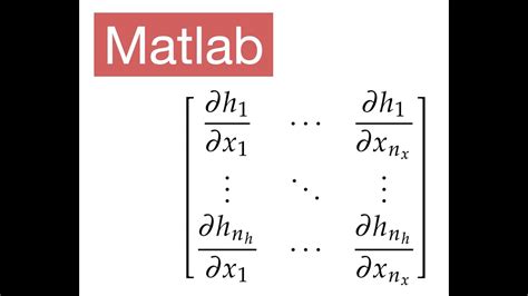 Providing Derivatives For Optimization Fmincon Matlab Youtube