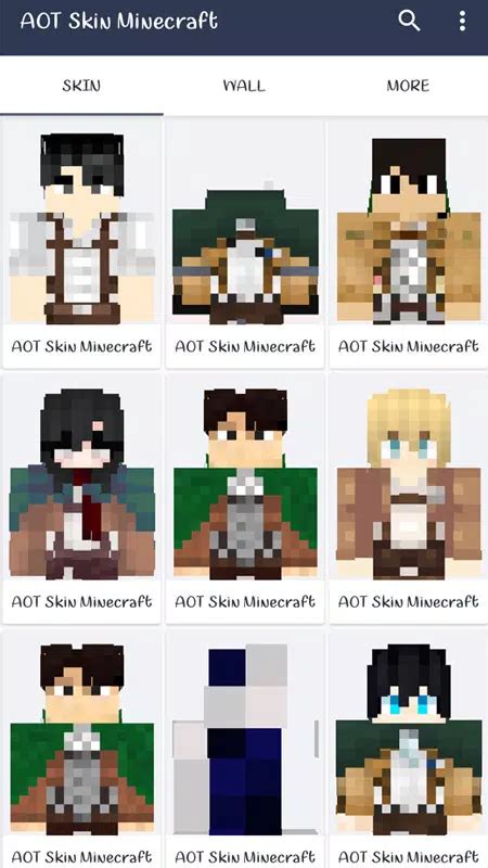 Attack On Titan Minecraft Skin Levi