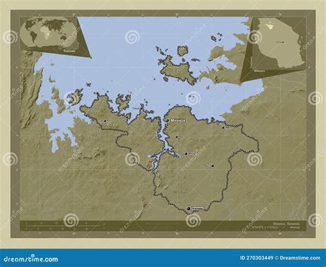 Mwanza Tanzania Wiki Labelled Points Of Cities Stock Illustration