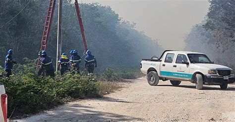 Incendio En Zona De Captaci N Deja Sin Agua Potable Parte De Canc N E