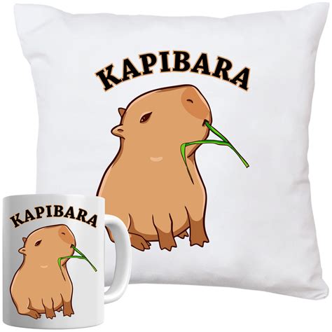 Zestaw Kubek Poduszka Na Preent Kapibara Capybara Wondergift Sklep