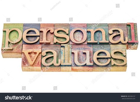 personal values isolated images stock  vectors
