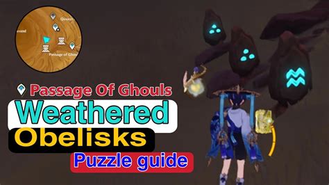 Passage Of Ghouls Wathered Obelisks Puzzle Guide Mt Damavand