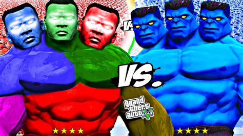 UPGRADING NOOB RED AND BLUE HULK FRANKLIN INTO GOD MONSTER SUPER GOD