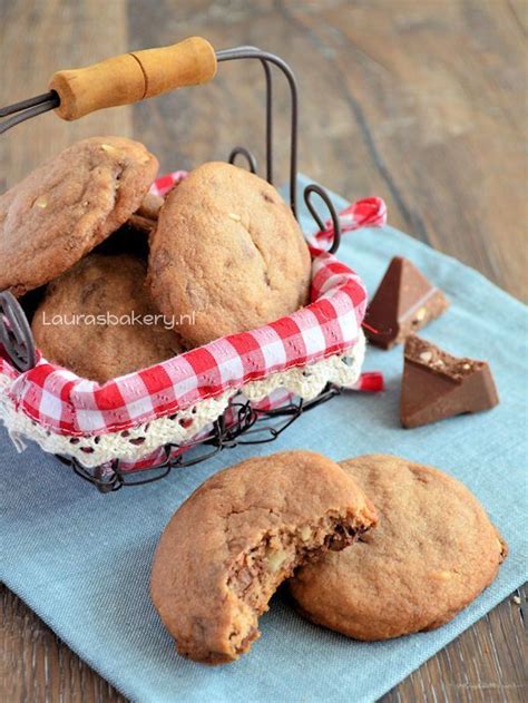 Toblerone Koekjes Laura S Bakery Recept Koekjes Koekjes Recept