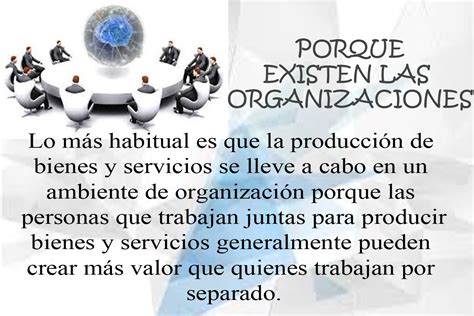 Para Que Existen Las Organizaciones