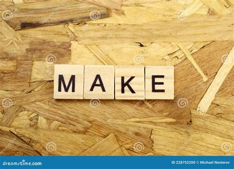 Word Made Of Wooden Blocks Stock Photo Image Of Achieve 228752200