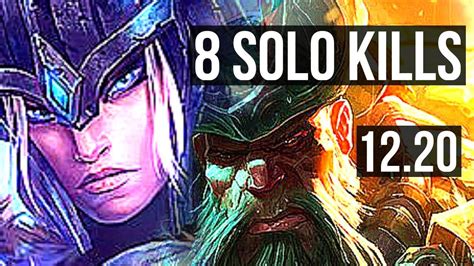 SEJUANI Vs GANGPLANK TOP Rank 1 Seju 9 0 5 8 Solo Kills