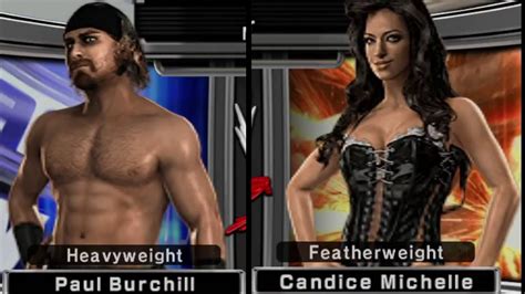 Paul Burchill Vs Candice Michelle WWE SmackDown Vs RAW 2007 2024