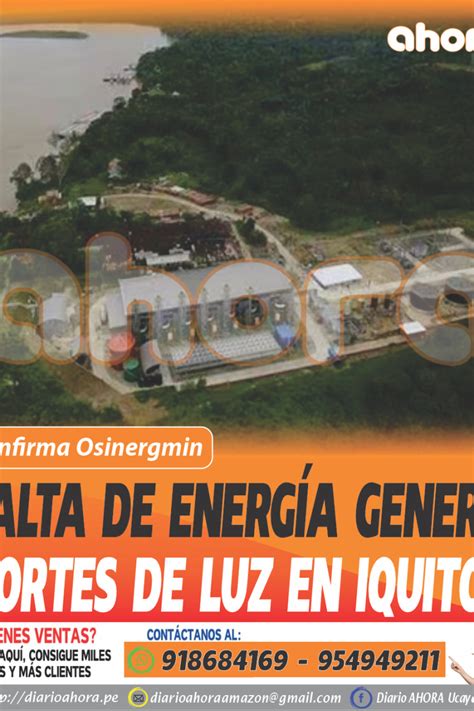 Falta De EnergÍa Genera Cortes De Luz En Iquitos Diario Ahora