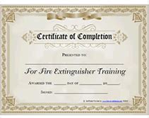 Free Fire Extinguisher Training With Certificate