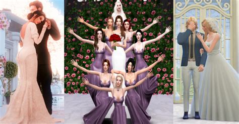 30+ Sims 4 CC Wedding Poses for Gorgeous Screenshots