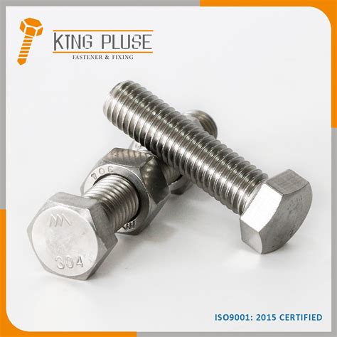 Hex Bolt Hex Cap Screw Stainless Steel Ss304 Ss316 A2 70 A4 80 Bolt