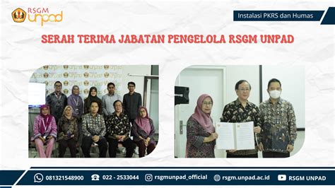 Serah Terima Jabatan Pengelola Rsgm Unpad Rsgm Unpad