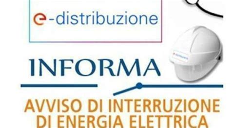 Avviso Interruzione Energia Elettrica 18 Gennaio 2023 Comune Di San