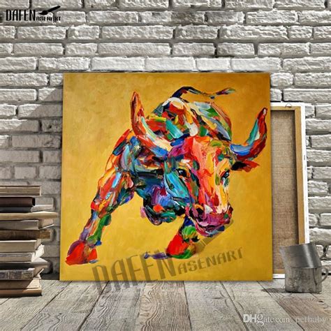 Wall Street Bull Painting at PaintingValley.com | Explore collection of Wall Street Bull Painting