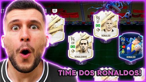 MONTEI UM TIME OS RONALDOS E JOGUEI A WL FIFA 23 ULTIMATE TEAM