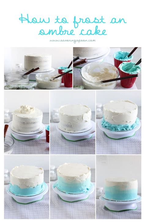 Winter Wonderland Ombre Cake Savoring Spoon — Savoring Spoon